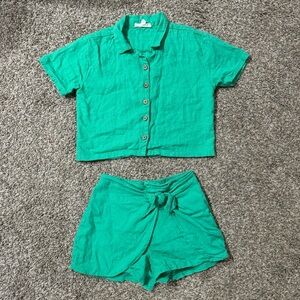 Jessica Simpson 2 Piece Set Top and Shorts for Girls Size 8 Medium